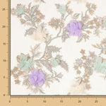 Dentelle Fantaisie Lurex Vert Pâle - Ribes y Casals