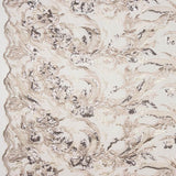 Retal Encaje Ramas Lentejuela Gris 200x130 cm - Ribes y Casals