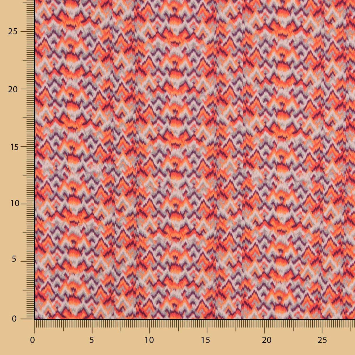 Viscose Ethnique Rouge - Ribes y Casals