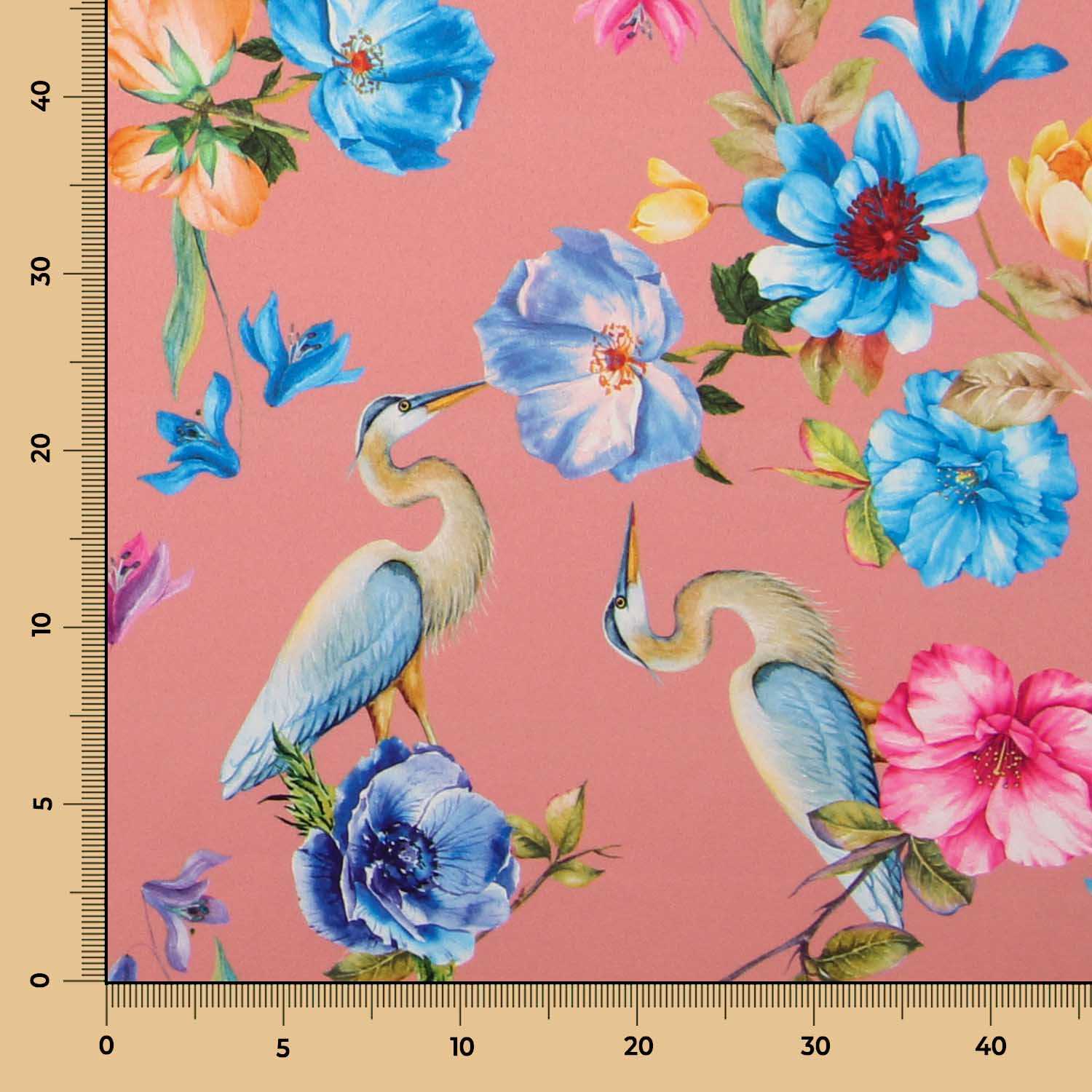 Burlington Stretch Oiseaux Corail - Ribes y Casals