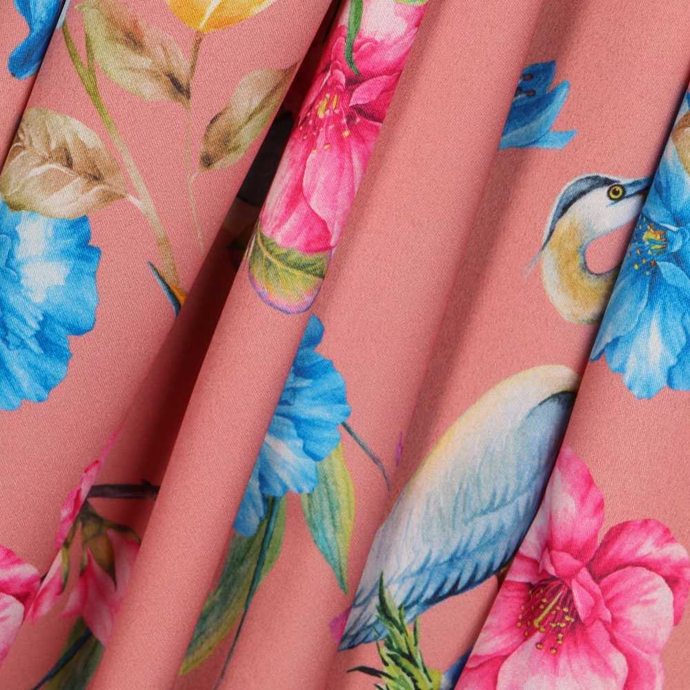 Burlington Stretch Oiseaux Corail - Ribes y Casals