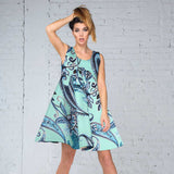 Burlington Stretch Maxi Cahemire Aigue-Marine - Ribes y Casals