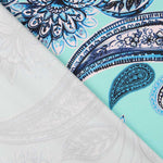 Burlington Stretch Maxi Cahemire Aigue-Marine - Ribes y Casals