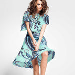 Burlington Stretch Maxi Cahemire Aigue-Marine - Ribes y Casals