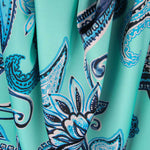 Burlington Stretch Maxi Cahemire Aigue-Marine - Ribes y Casals