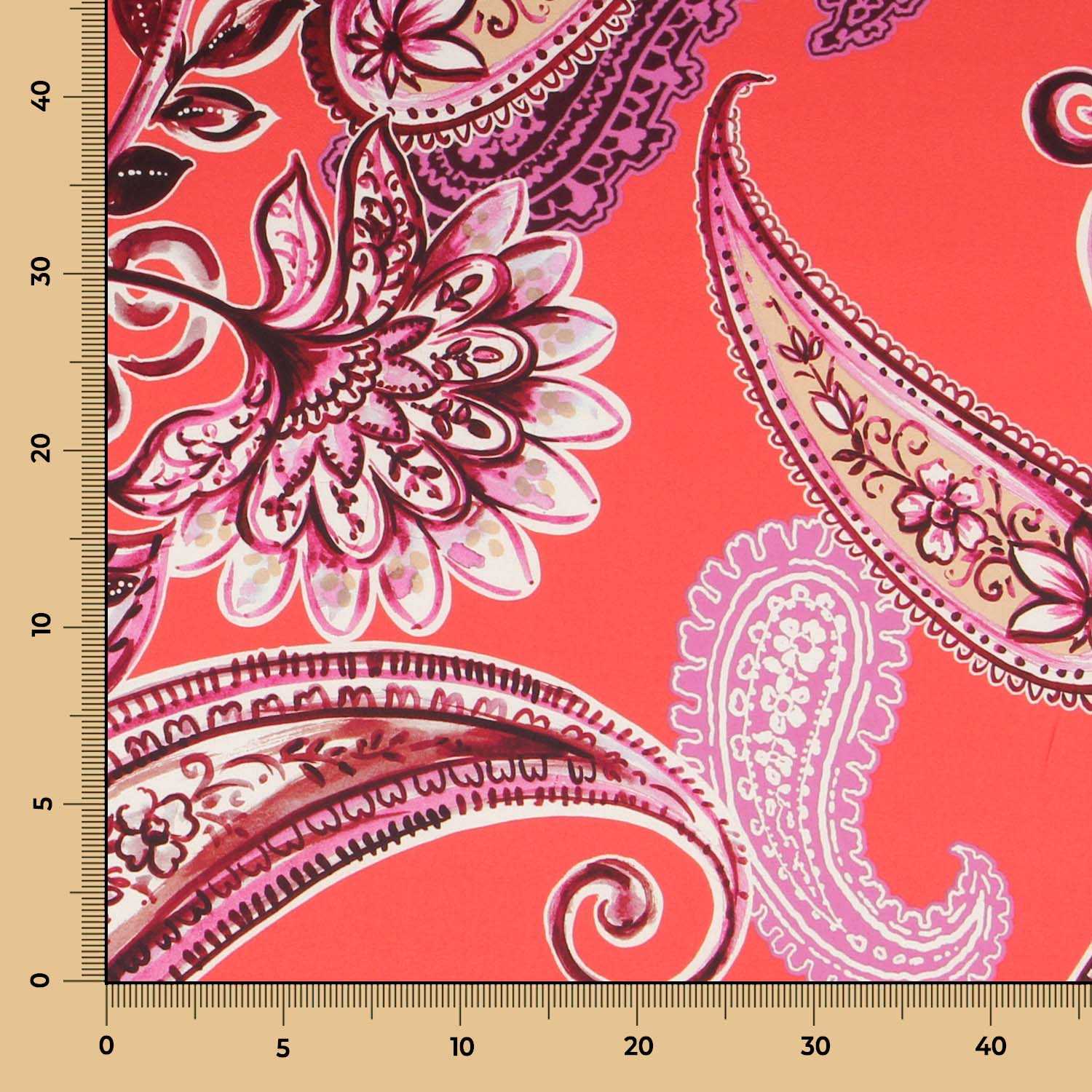 Burlington Stretch Maxi Cahemire Corail - Ribes y Casals