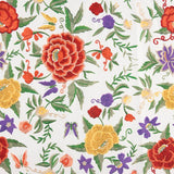 Fama Strecht Brodé Manille Blanc - Ribes y Casals