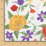 Fama Strecht Brodé Manille Blanc - Ribes y Casals