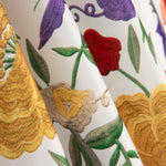 Fama Strecht Brodé Manille Blanc - Ribes y Casals