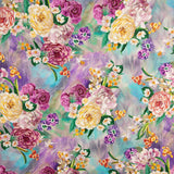 Fame Strecht Cretonne Aquarelle Vert - Ribes y Casals