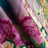 Fame Strecht Cretonne Aquarelle Vert - Ribes y Casals