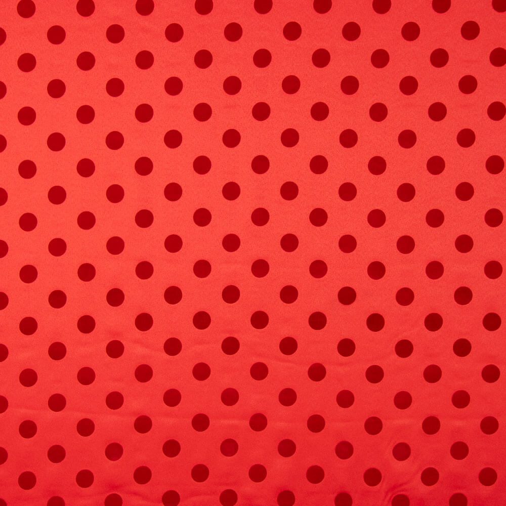 Fama Rouge Floqué Pois Rouge 20mm - Ribes y Casals