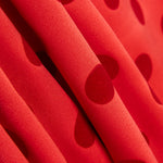 Fama Rouge Floqué Pois Rouge 20mm - Ribes y Casals