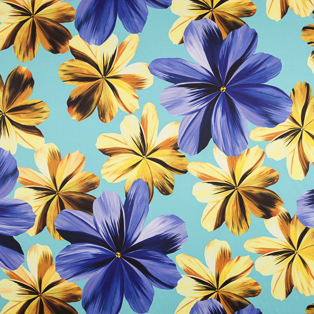 Fama Burlington Maxi Flower Turquoise - Ribes y Casals