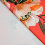 Stretch Fama Fleurs Corail - Ribes y Casals