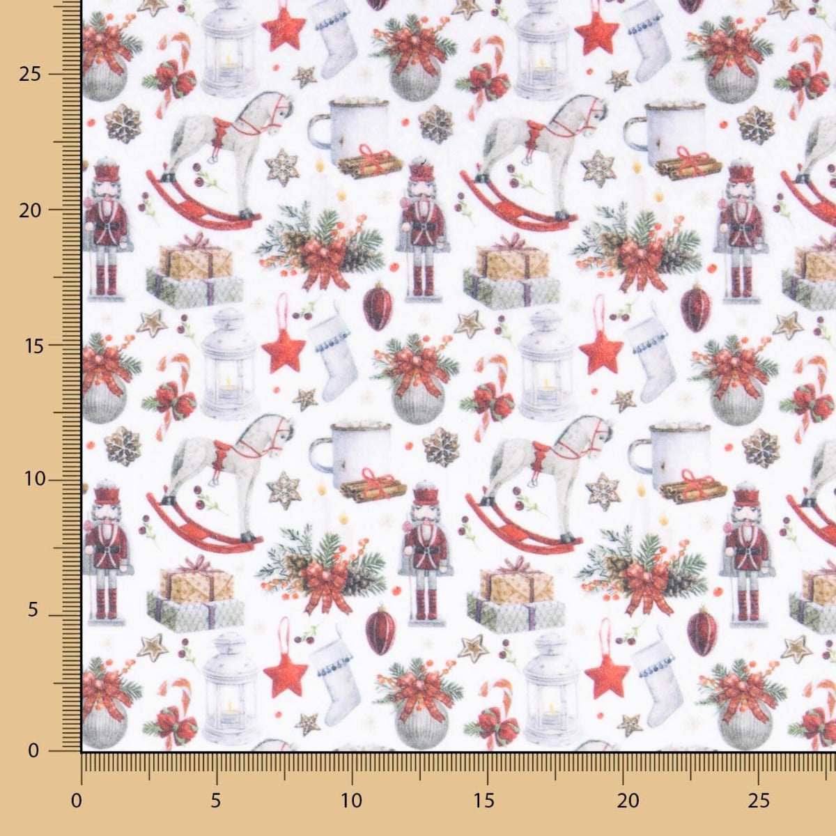 Fieltro Navidad Dibujos Blanco - Ribes y Casals