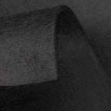 Feutre uni 3 mm noir - Ribes y Casals