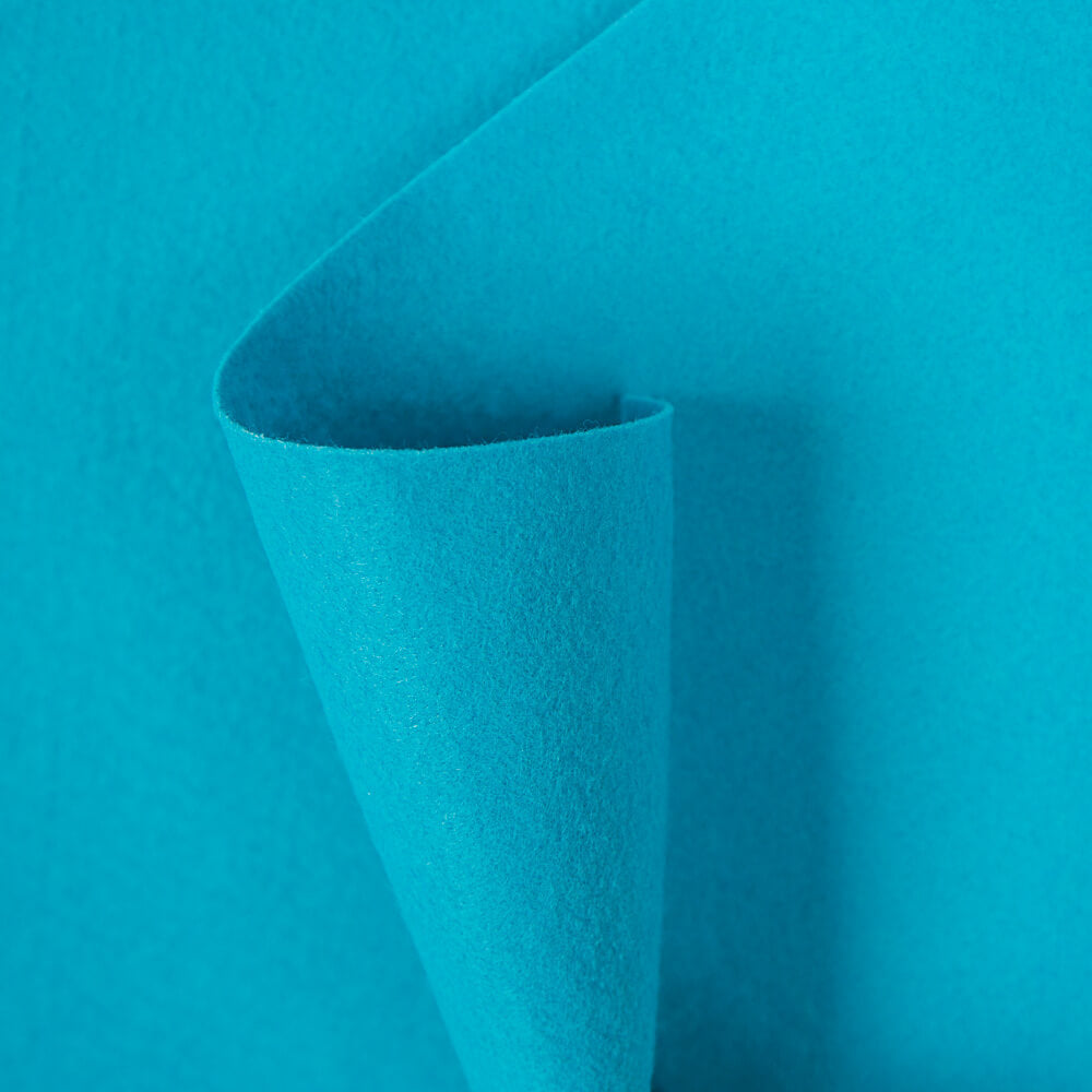 Retal Fieltro Turquesa 180gr 125x90 cm - Ribes y Casals