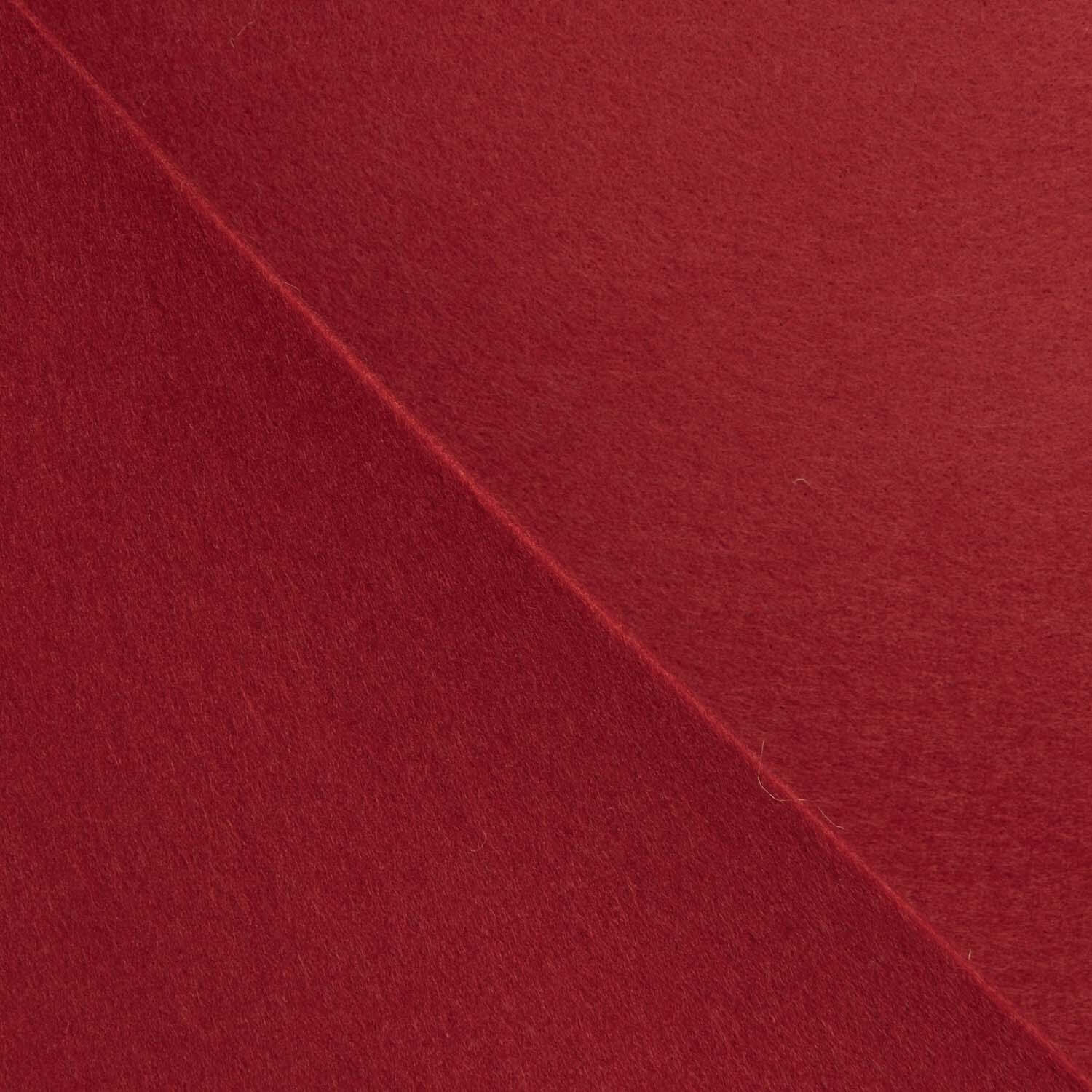 Feutre lisse rouge 3 mm - 500 g - Ribes y Casals