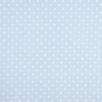 Popeline Imprimée À Pois Flamenca 7mm Bleu Clair - Ribes y Casals