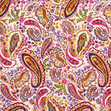 Crêpe Polyester Cachemire Rouge - Ribes y Casals