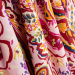 Crêpe Polyester Cachemire Rouge - Ribes y Casals