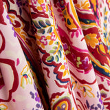 Crêpe Polyester Cachemire Rouge - Ribes y Casals