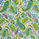 Crêpe Polyester Cachemire Vert Jade - Ribes y Casals