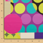 Fama Stretch Polka Dot Géométrique Orchidée - Ribes y Casals