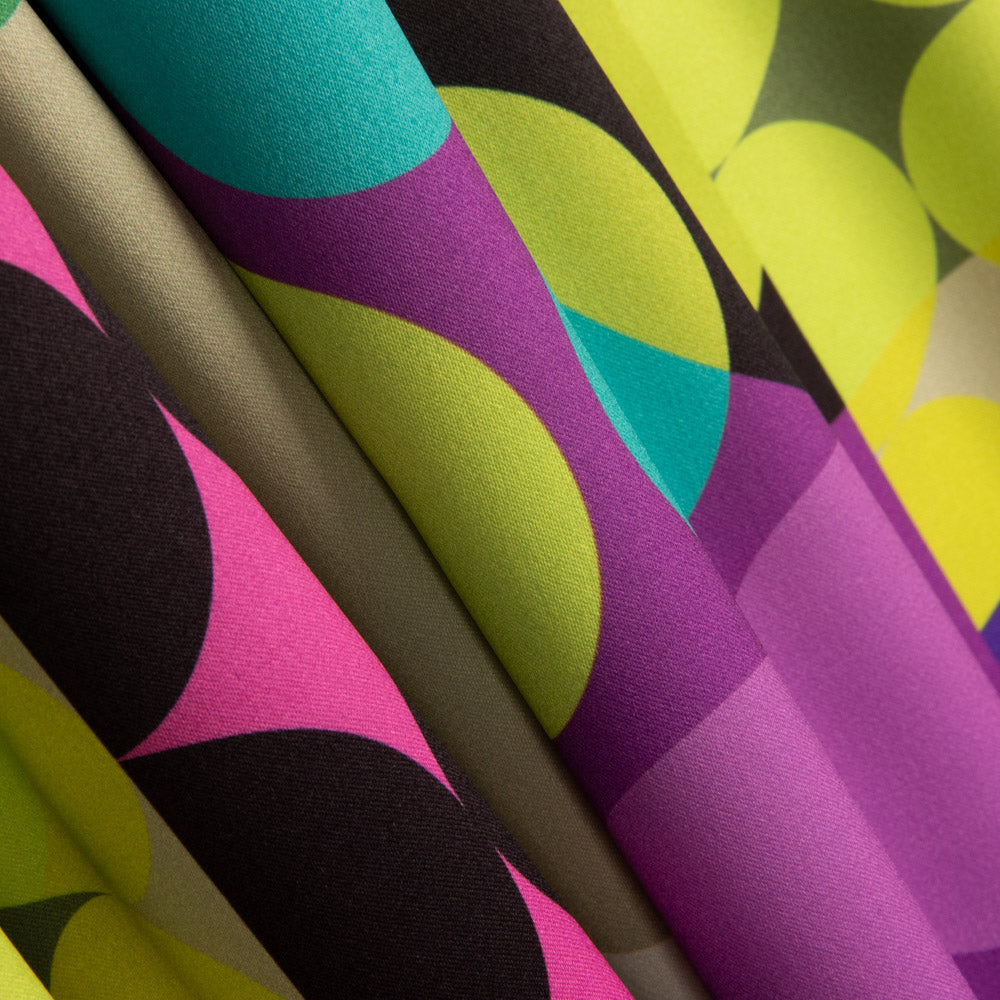 Fama Stretch Polka Dot Géométrique Orchidée - Ribes y Casals