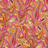 Crêpe Polyester Cachemire Saturé Fuchsia - Ribes y Casals