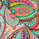 Crêpe Polyester Cachemire Saturé Vert Jade - Ribes y Casals