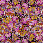 Crêpe Polyester Papillon Vert Jade - Ribes y Casals