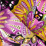 Crêpe Polyester Papillon Vert Jade - Ribes y Casals