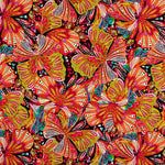 Crêpe Polyester Papillon Magenta - Ribes y Casals