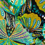 Crêpe Polyester Papillon Corail - Ribes y Casals