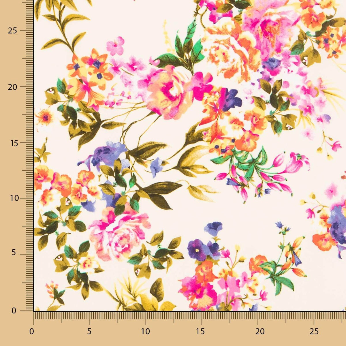 Crêpe Fleur Écru - Ribes y Casals