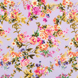 Crêpe Fleurs Mauve - Ribes y Casals