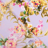 Crêpe Fleurs Mauve - Ribes y Casals