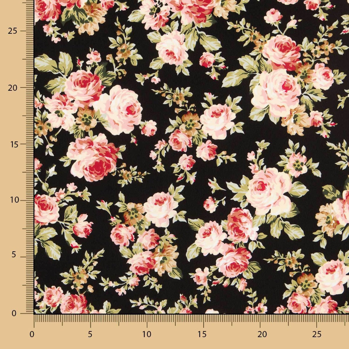 Crêpe Cretonne Noir - Ribes y Casals