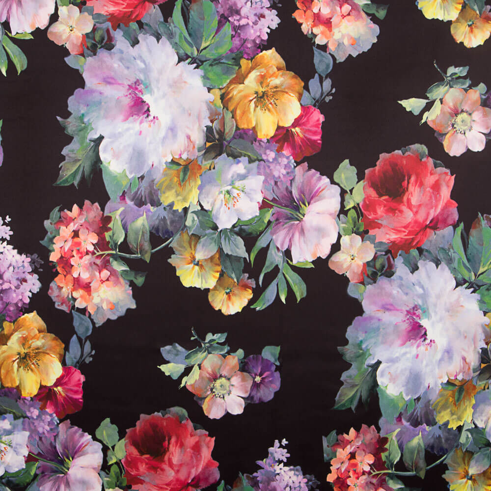 Fama Fleur Aquarelle Noir - Ribes y Casals