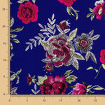 Crêpe Châle Manille Bleu Manille - Ribes y Casals