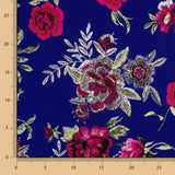 Crêpe Châle Manille Bleu Manille - Ribes y Casals