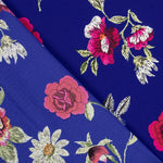 Crêpe Châle Manille Bleu Manille - Ribes y Casals