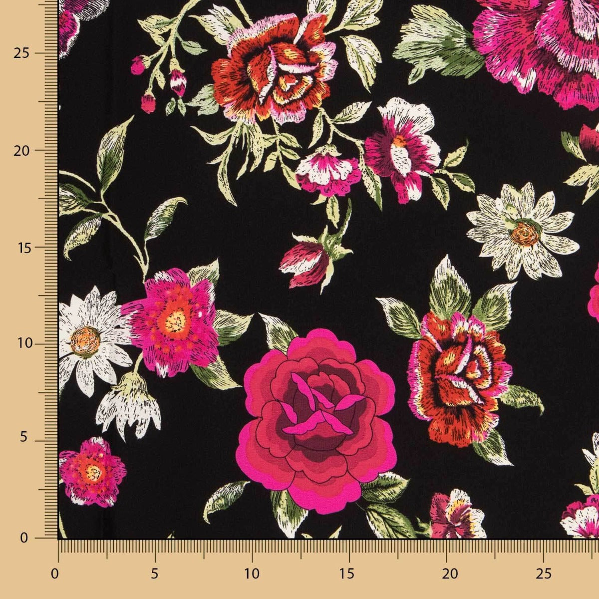 Retal Crepe Mantón Manila Negro 110x150 cm - Ribes y Casals