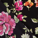 Retal Crepe Mantón Manila Negro 110x150 cm - Ribes y Casals