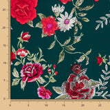 Crêpe Châle Manille Vert Bouteille - Ribes y Casals