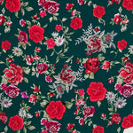 Crêpe Châle Manille Vert Bouteille - Ribes y Casals