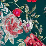 Crêpe Châle Manille Vert Bouteille - Ribes y Casals