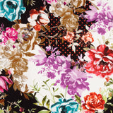 Trench stretch rouge à pois et fleurs - Ribes y Casals